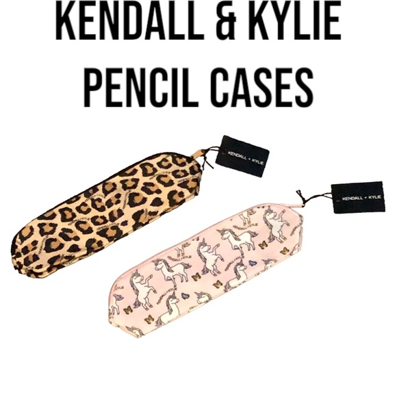 2 Kendal+Kylie Pencil Bags, 2 different designs, NWT, Very Cute! - Picture 2 of 9